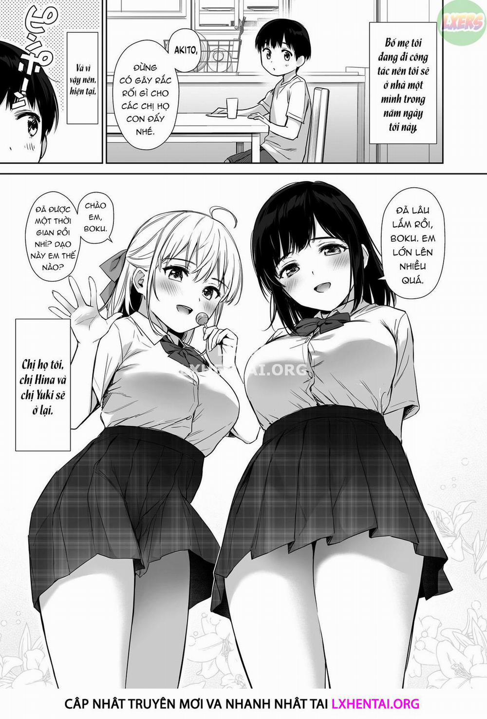 Naisho No Hajimete ~Suunenburi Ni Atta Shinseki No Bijin JK Shimai Ni Ecchi No Tehodoki Sarechaimasu~ Chương Oneshot Trang 5