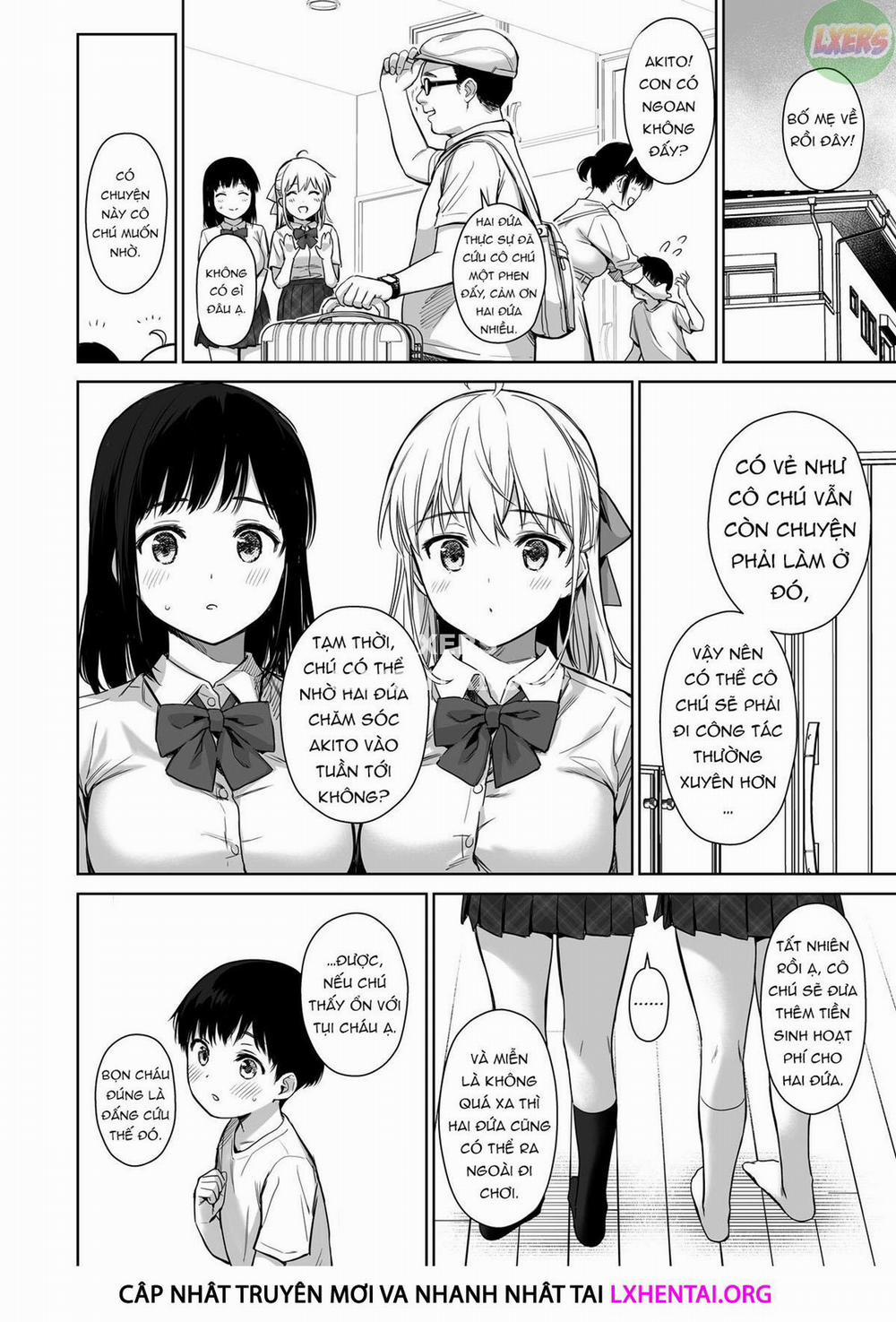 Naisho No Hajimete ~Suunenburi Ni Atta Shinseki No Bijin JK Shimai Ni Ecchi No Tehodoki Sarechaimasu~ Chương Oneshot Trang 77