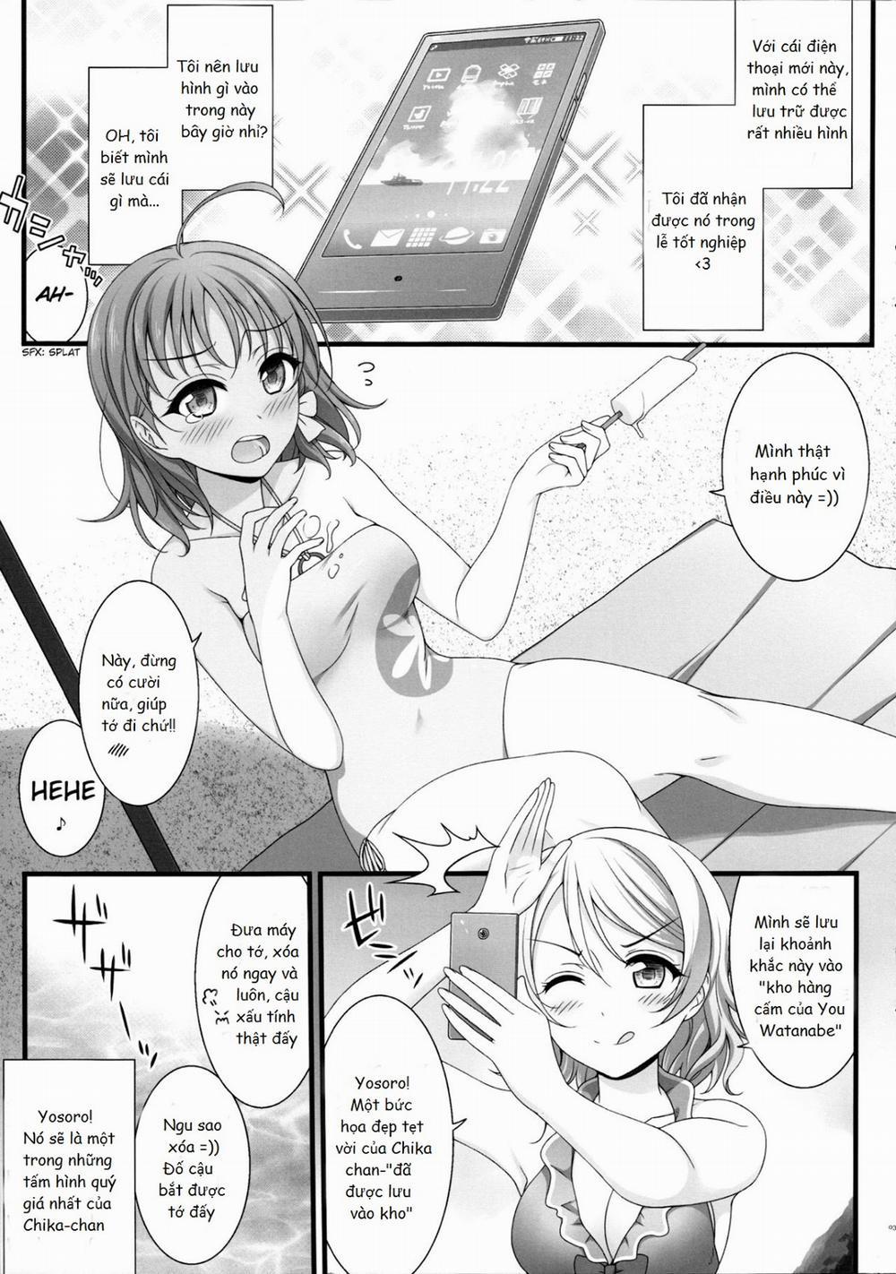 Nandaka Konya Wa Nemurenai. (Love Live! Sunshine!) Chương Oneshot Trang 4