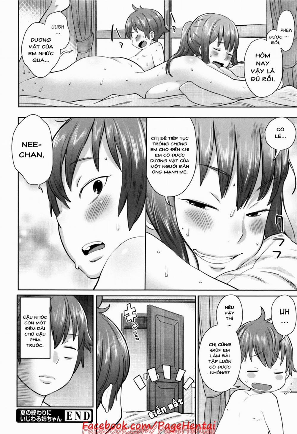 Natsu no Owari ni Ijiwaru Nee-chan Oneshot trang 20