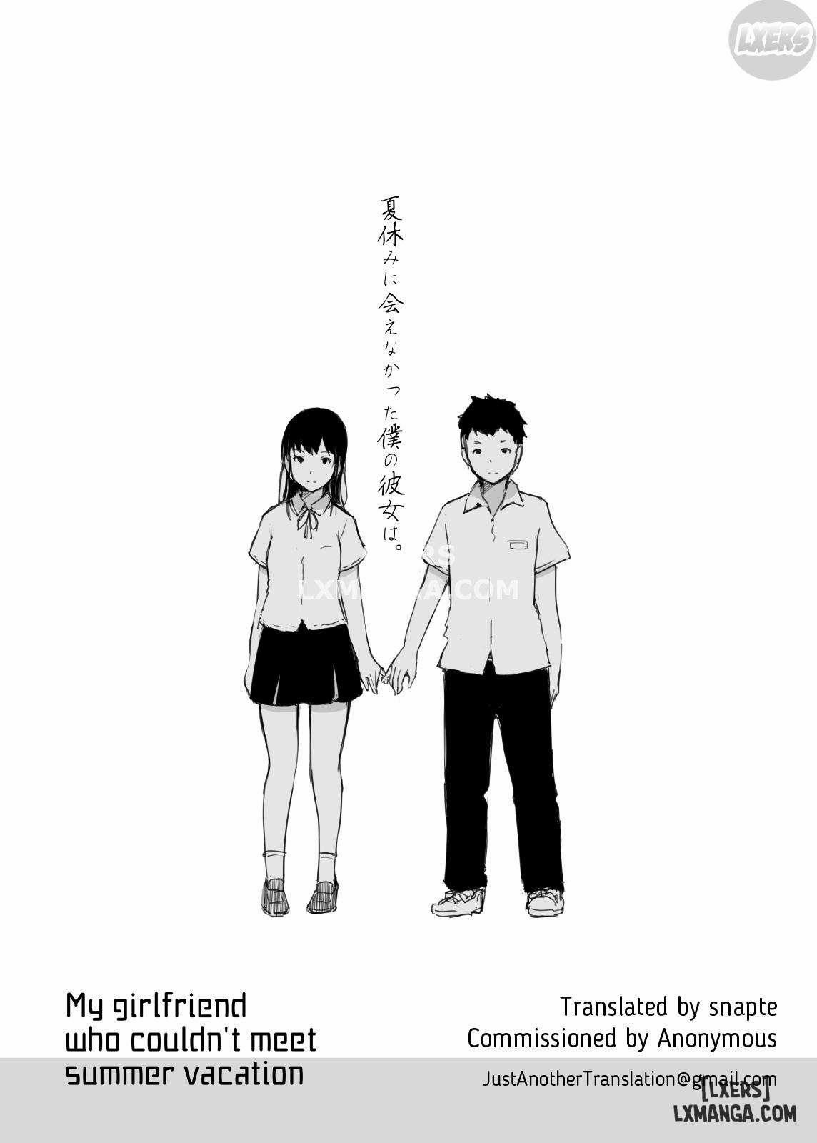 Natsuyasumi ni Aenakatta Boku no Kanojo wa 1 trang 1