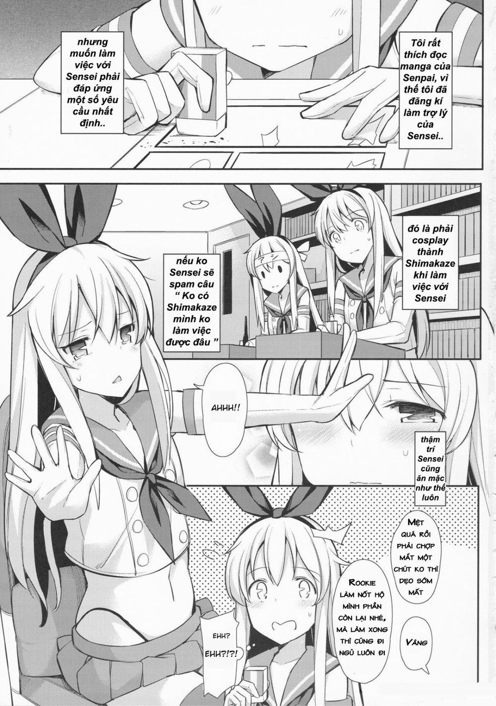 Neteiru Shimakaze-kun Mitetara Gaman Dekinakatta (Kantai Collection - KanColle) Chương Oneshot Trang 3