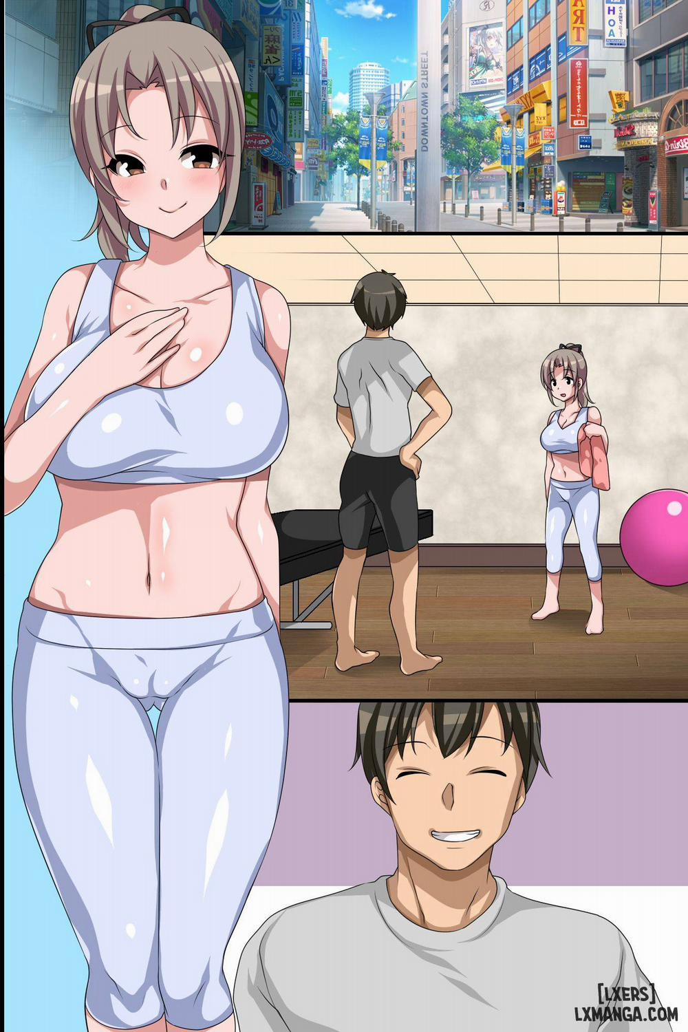 Netorare Inko Training ~ Mucchiri Kyonyu Bijo no Wear o Muite Eroero Training! Oneshot trang 3