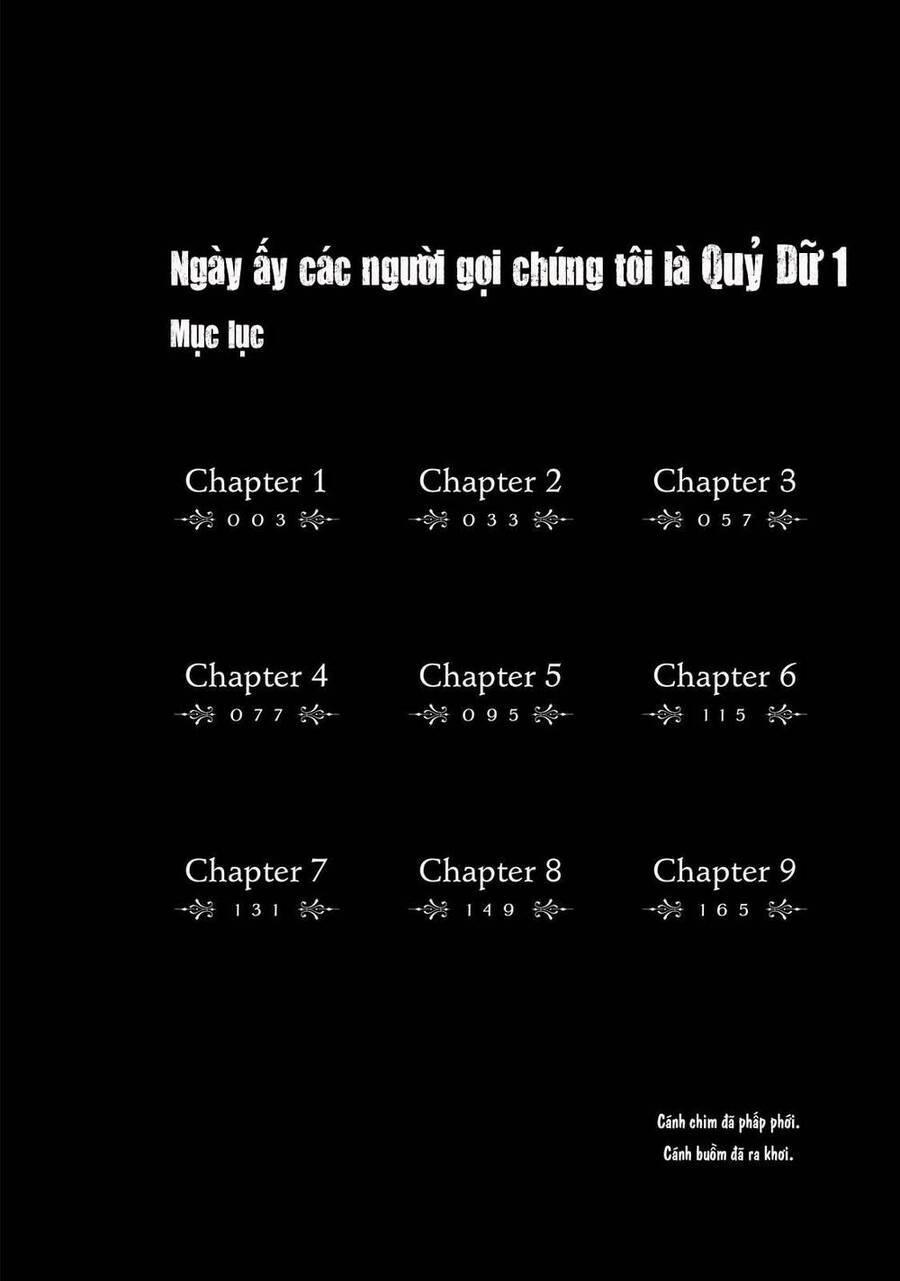 Ngày Ấy Các Người Gọi Chúng Tôi Là Quỷ Dữ Chương 1 Trang 4