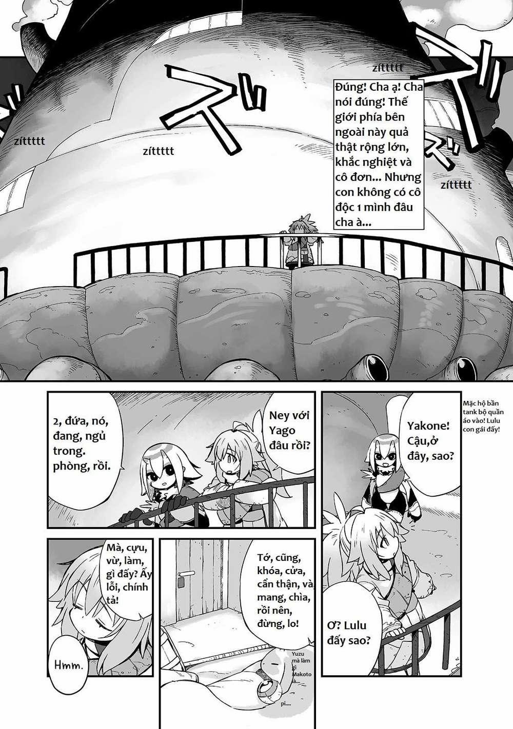 Ngay Cả Khi Hậu Tận Thế, Thật Hạnh Phúc Vẫn Còn Được Sống… 0.0 Thêm nhiều dấu chân nữa của chúng tớ trên hành trình mịt mờ trong làn sương đỏ này... trang 4