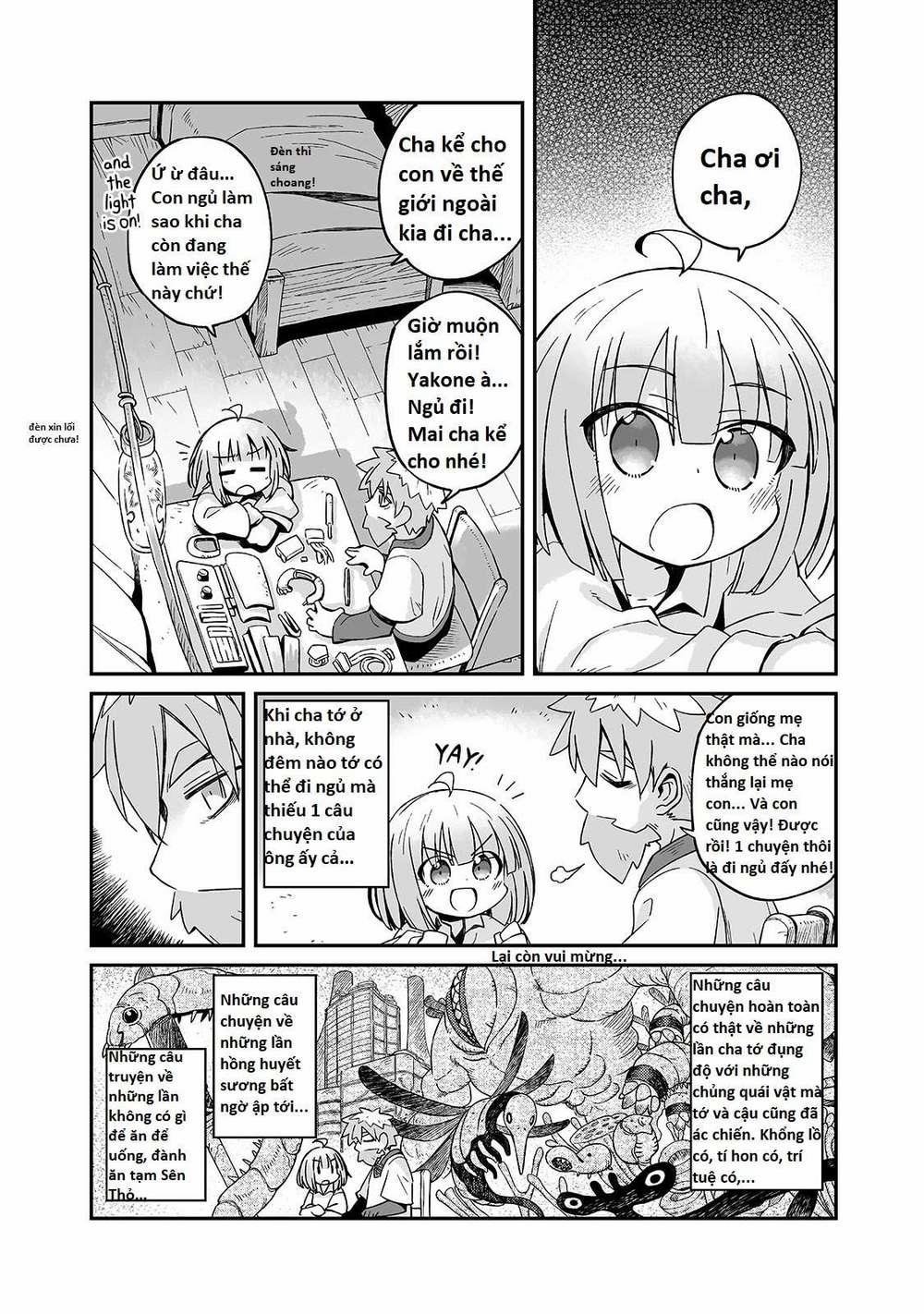 Ngay Cả Khi Hậu Tận Thế, Thật Hạnh Phúc Vẫn Còn Được Sống… 0 Gửi tới Cha, người mà con không thể chạm tới... trang 8