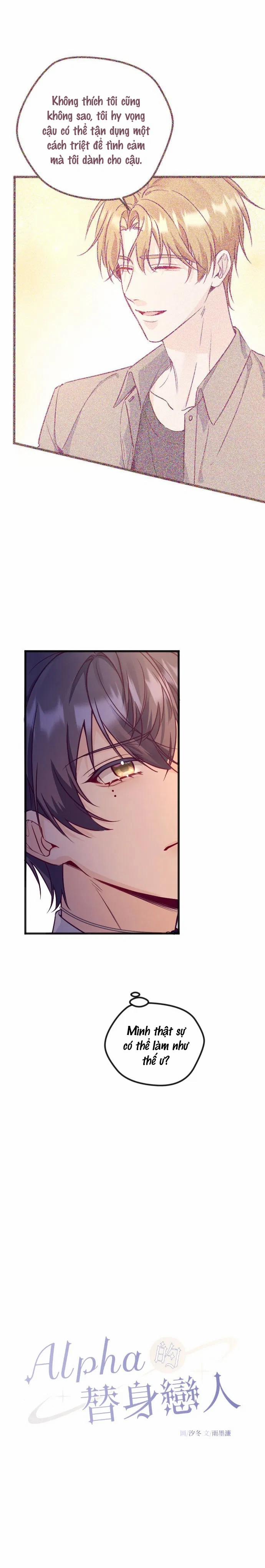 Người Tình Thế Thân Của Alpha 9 trang 5