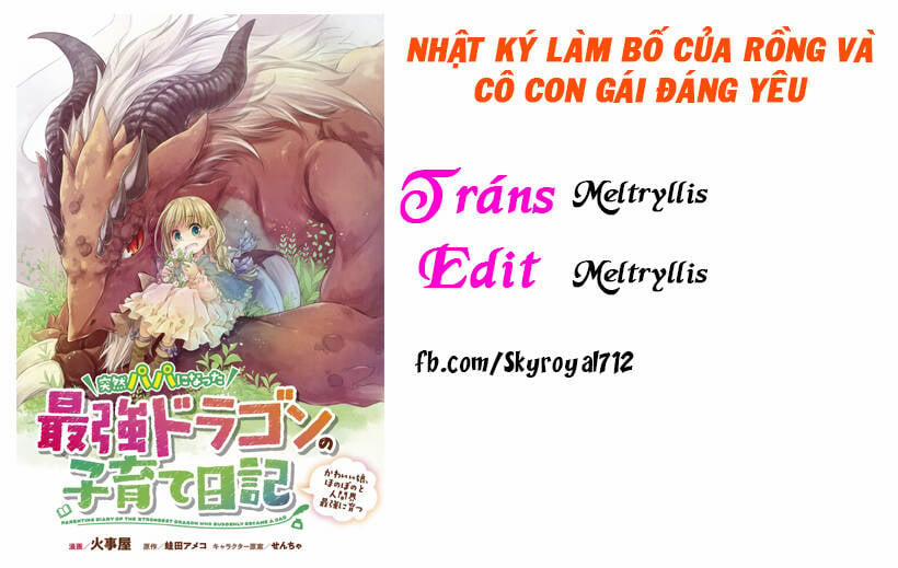 Nhật Ký Làm Bố Của Rồng Và Cô Con Gái Đáng Yêu 1 trang 23