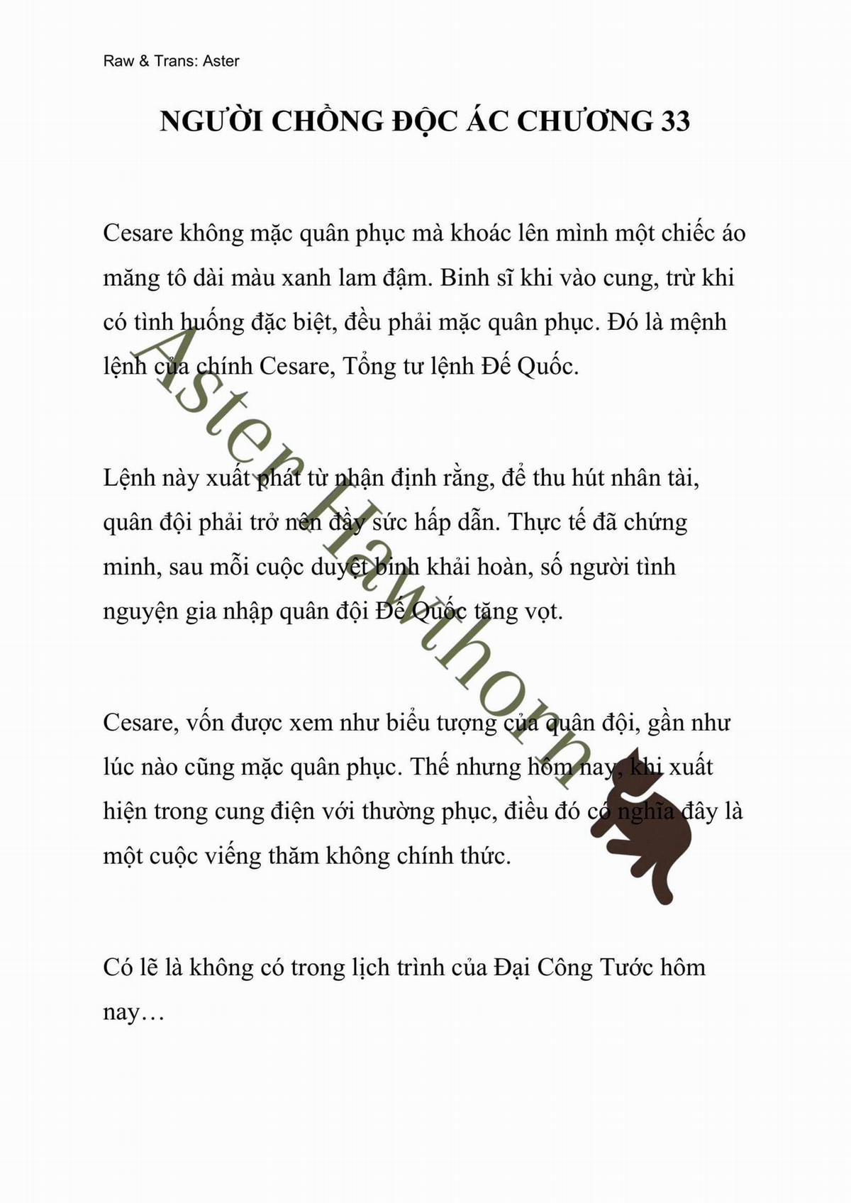 [Novel] Người Chồng Độc Ác 33 trang 0