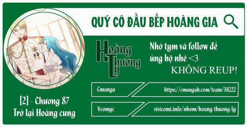 Nữ Đầu Bếp Hoàng Gia Chương 87 Trang 1