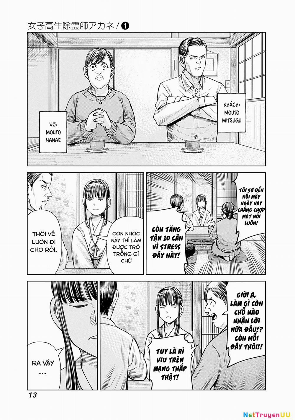 Nữ Sinh Trừ Tà Akane! 1 trang 9