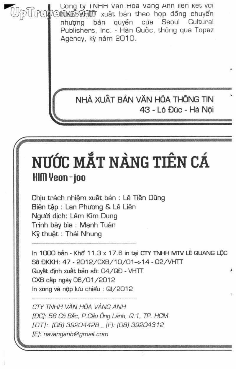 Nước Mắt Nàng Tiên Cá Chương 2 Trang 2