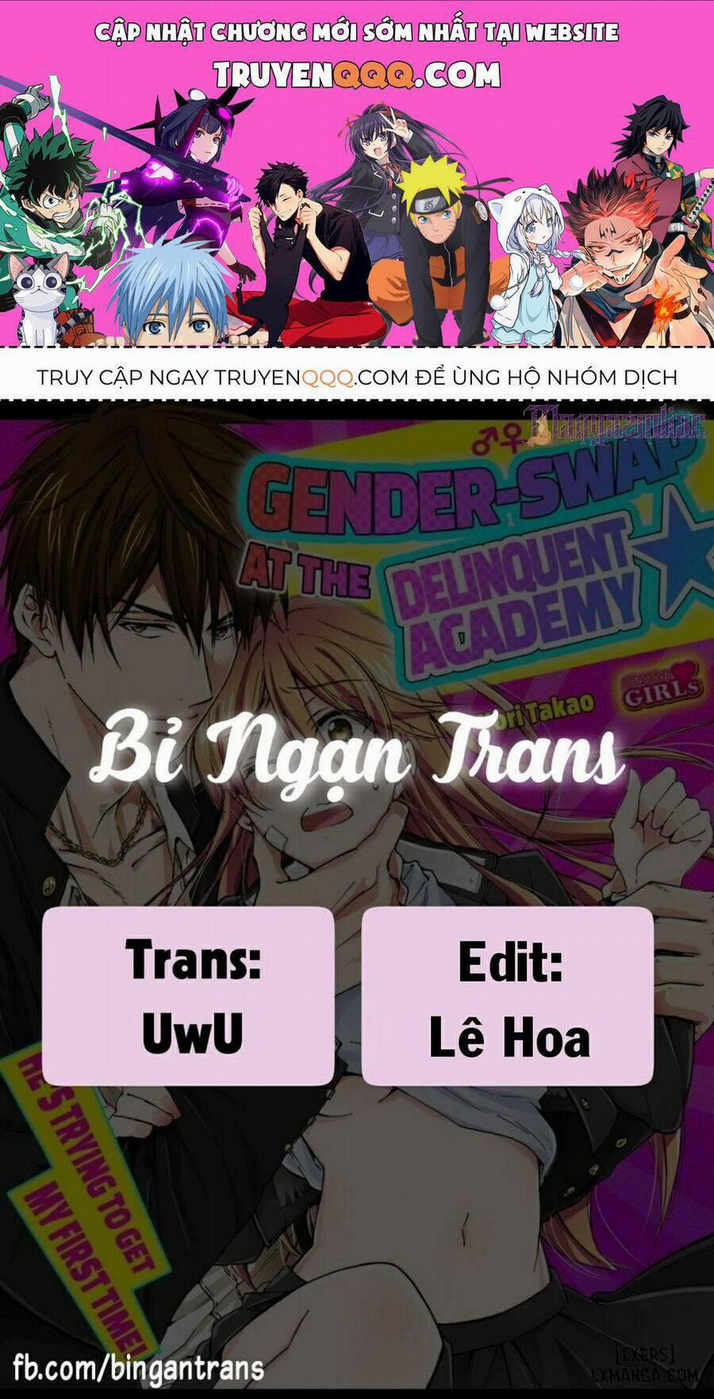 Nyotaika Yankee Gakuen: Ore no Hajimete, Nerawaretemasu! Chương 47 Trang 1