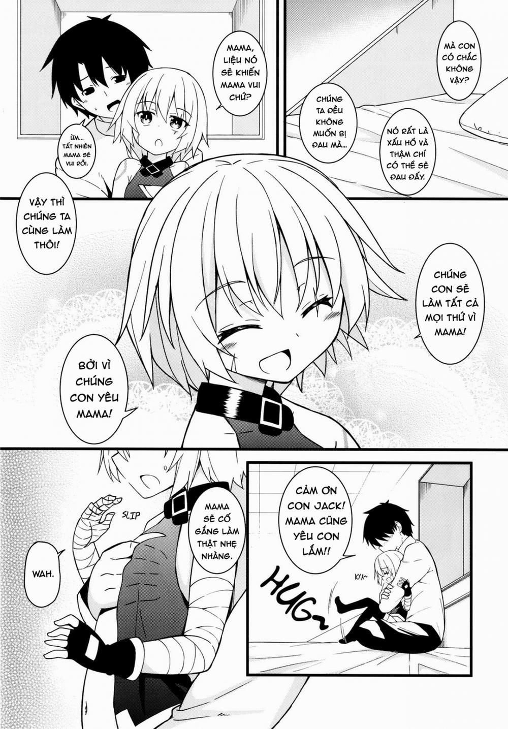 Okaa-san Maryoku Kyoukyuu-tte? | Mom, What's a Mana Transfer? (Fate/Grand Order) Chương Oneshot Trang 4