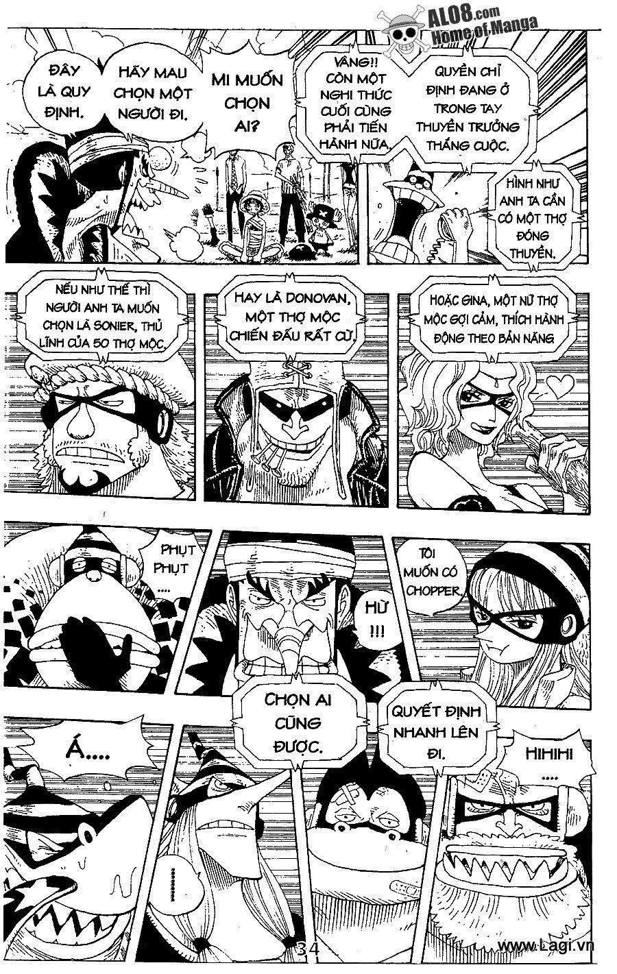 One Piece 318 trang 8