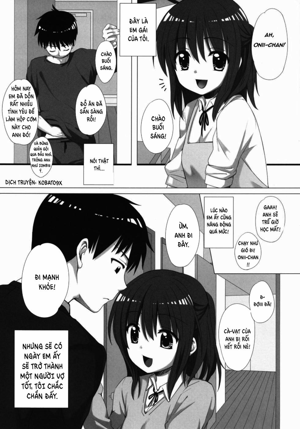 Onii-chan, Kozukuri Shiyou? Chương Oneshot Trang 3