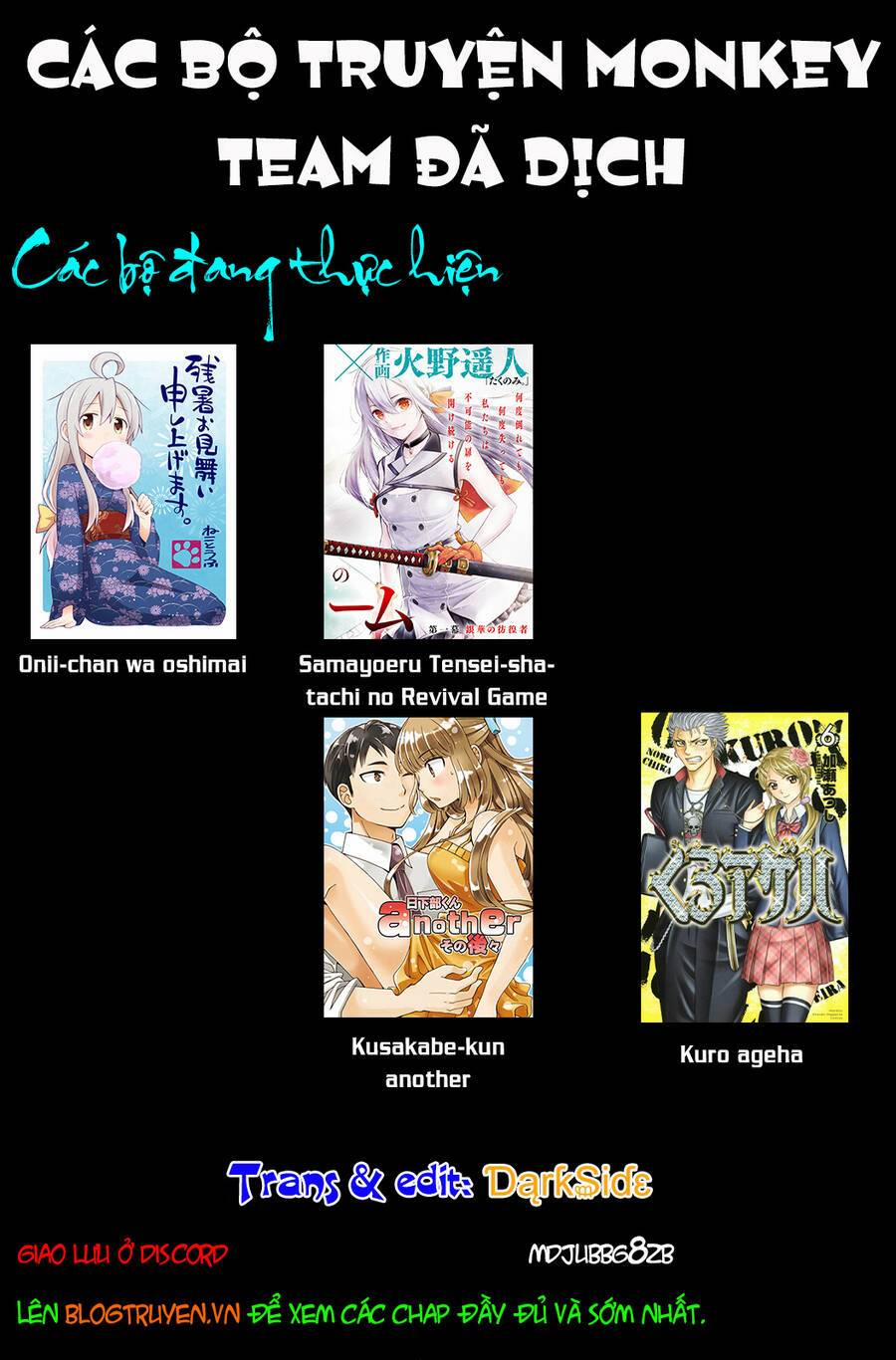 Onii-Chan Wa Oshimai 63 trang 19
