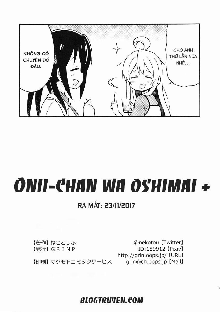 Onii-Chan Wa Oshimai 8.5 trang 7