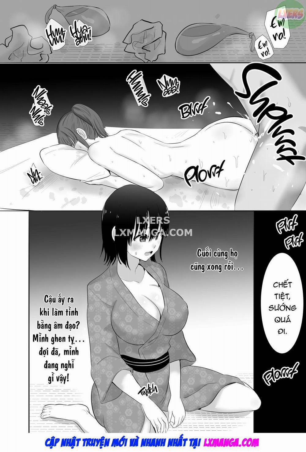 Onsen Ryokou ni Itta Kyonyuu Kanojo ga Yuujin no Yarichin Kareshi ni Pakorareta Kamoshirenai 1 trang 13
