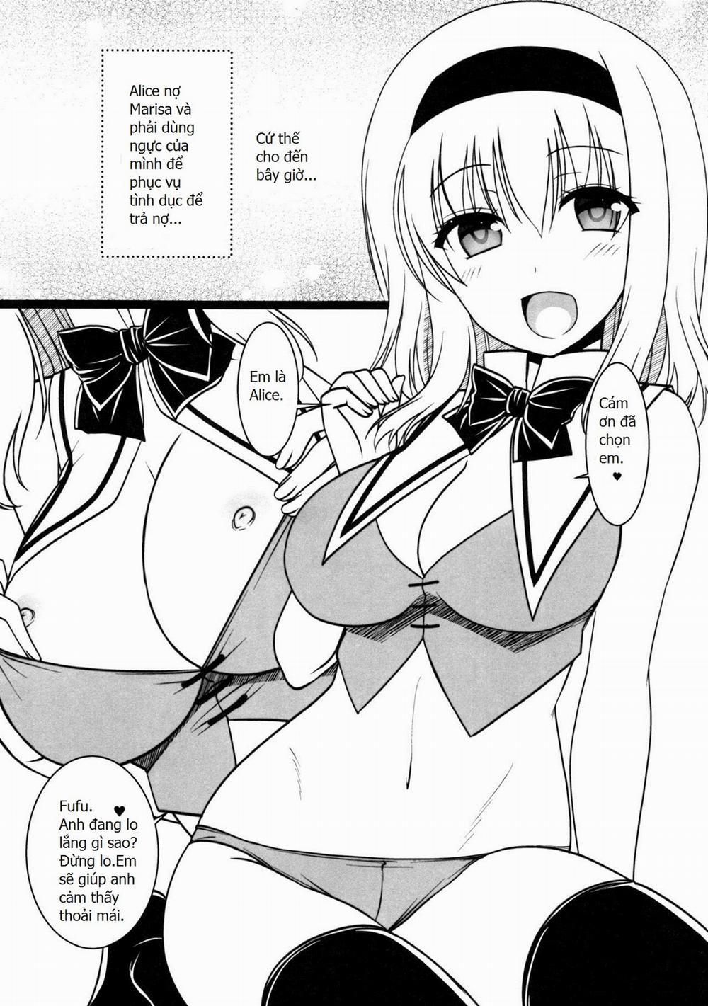 Oppai Settai Alice-chan (Touhou Project) Chương Oneshot Trang 4