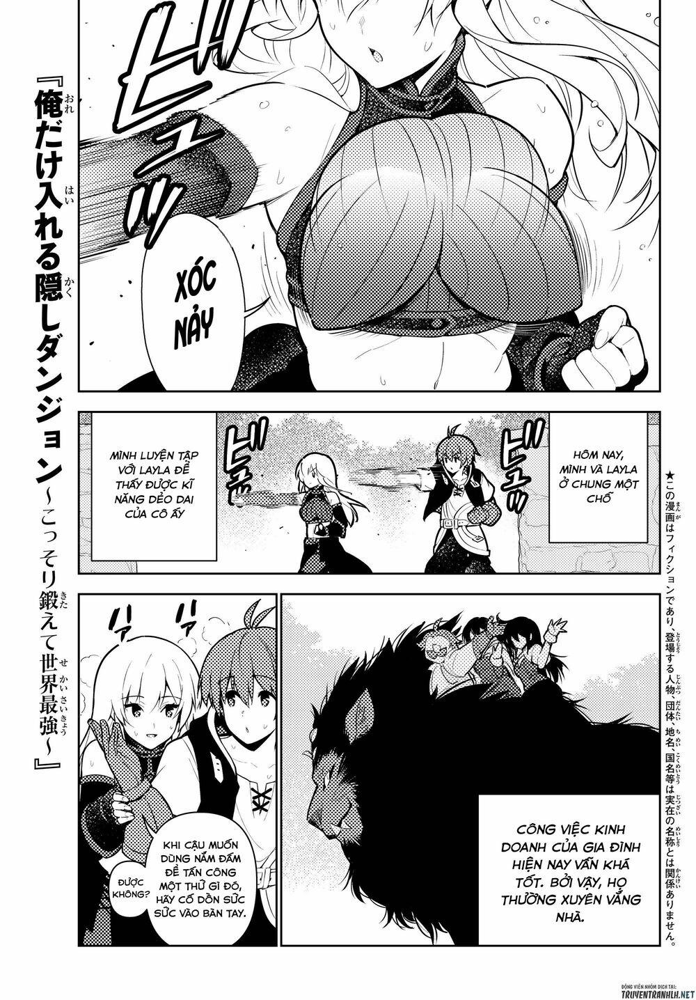 Ore Dake Haireru Kakushi Dungeon: Kossori Kitaete Sekai Saikyou 38 trang 2