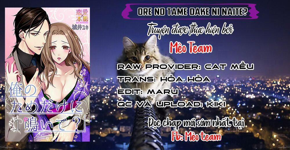 Ore No Tame Dake Ni Naite Chương 8 Trang 3