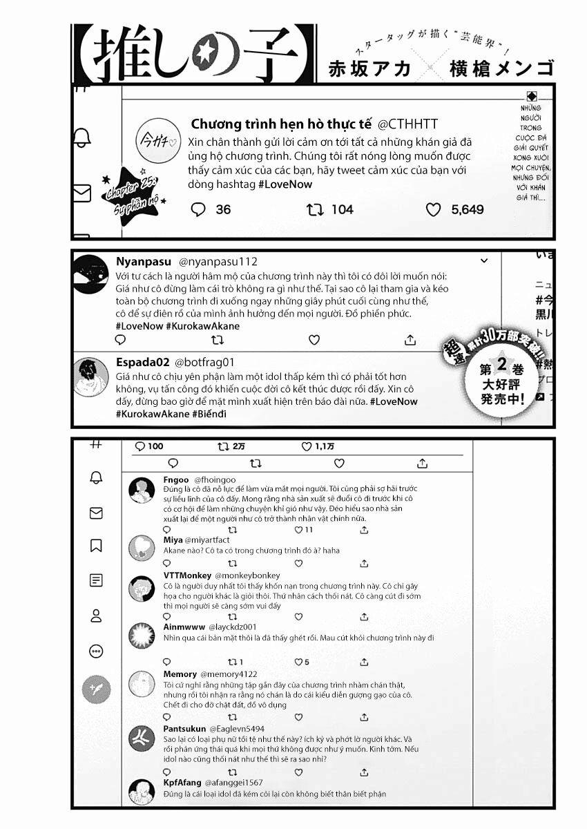 Oshi No Ko 25 trang 2