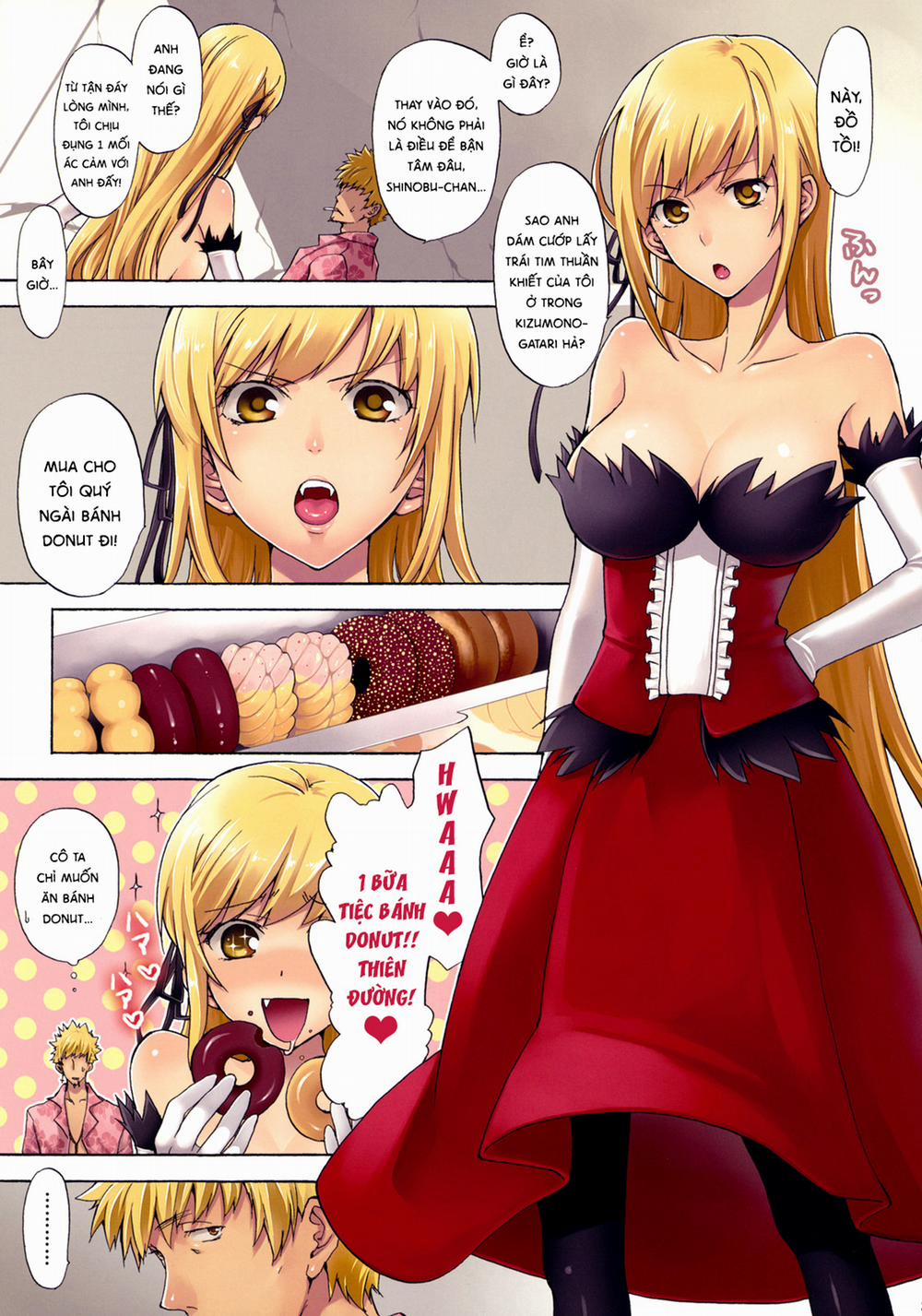 Oshino-San-Chi No Shinobu-Chan Doughnut Hen (Bakemonogatari) Chương Oneshot Trang 3