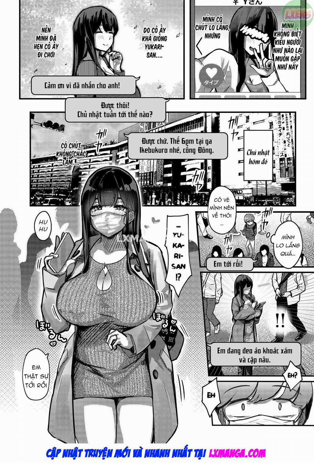 Otonari-San No Muchimuchi Wakazuma To Matching Shichatta Hanashi Oneshot trang 8