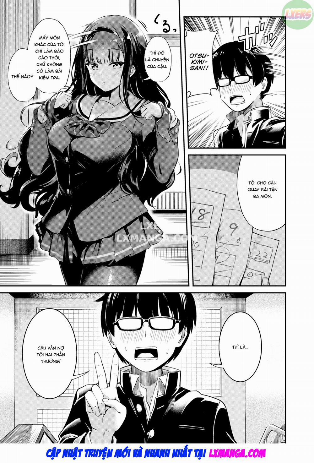 Otsukimi-san wa Benkyou ga Dekinai Oneshot trang 11
