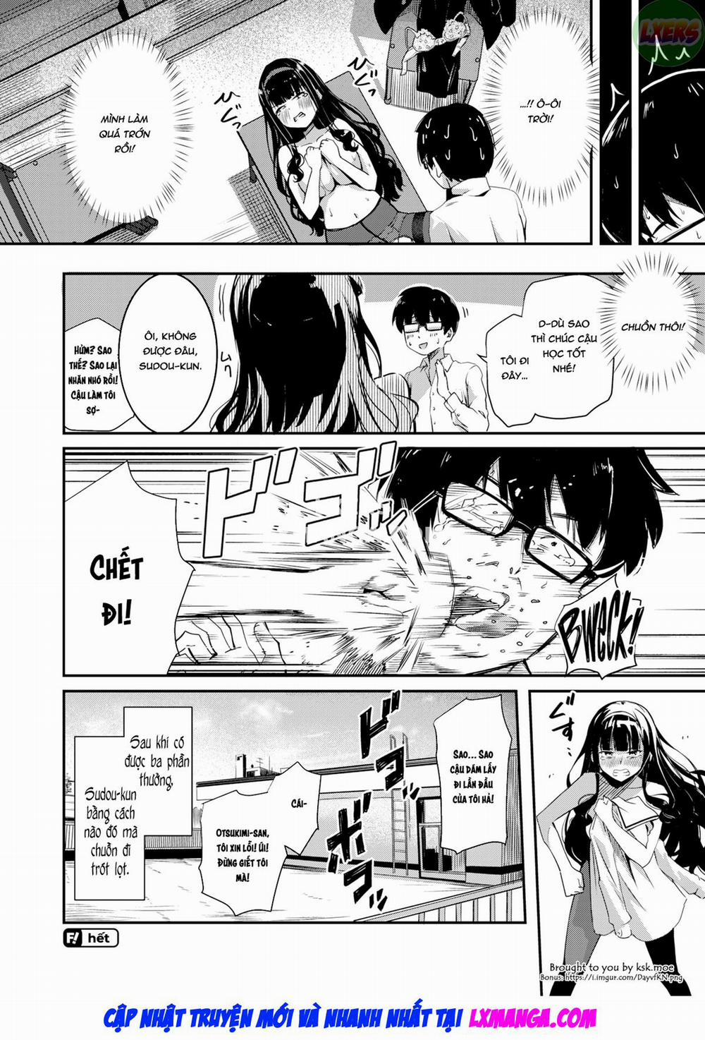 Otsukimi-san wa Benkyou ga Dekinai Oneshot trang 23