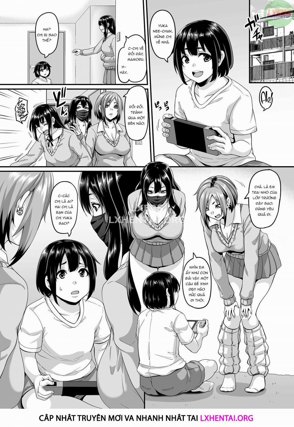 Papa-Katsu Bitch No Atashi-Ra Ga Anta No Otouto O Katte Mesuiki Yarichin-Kun Ni Shite Kawaigatteageru Oneshot trang 4