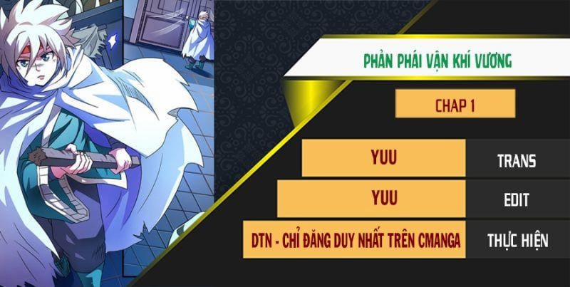 Phản Phái Vận Khí Vương Chương 1 Trang 1