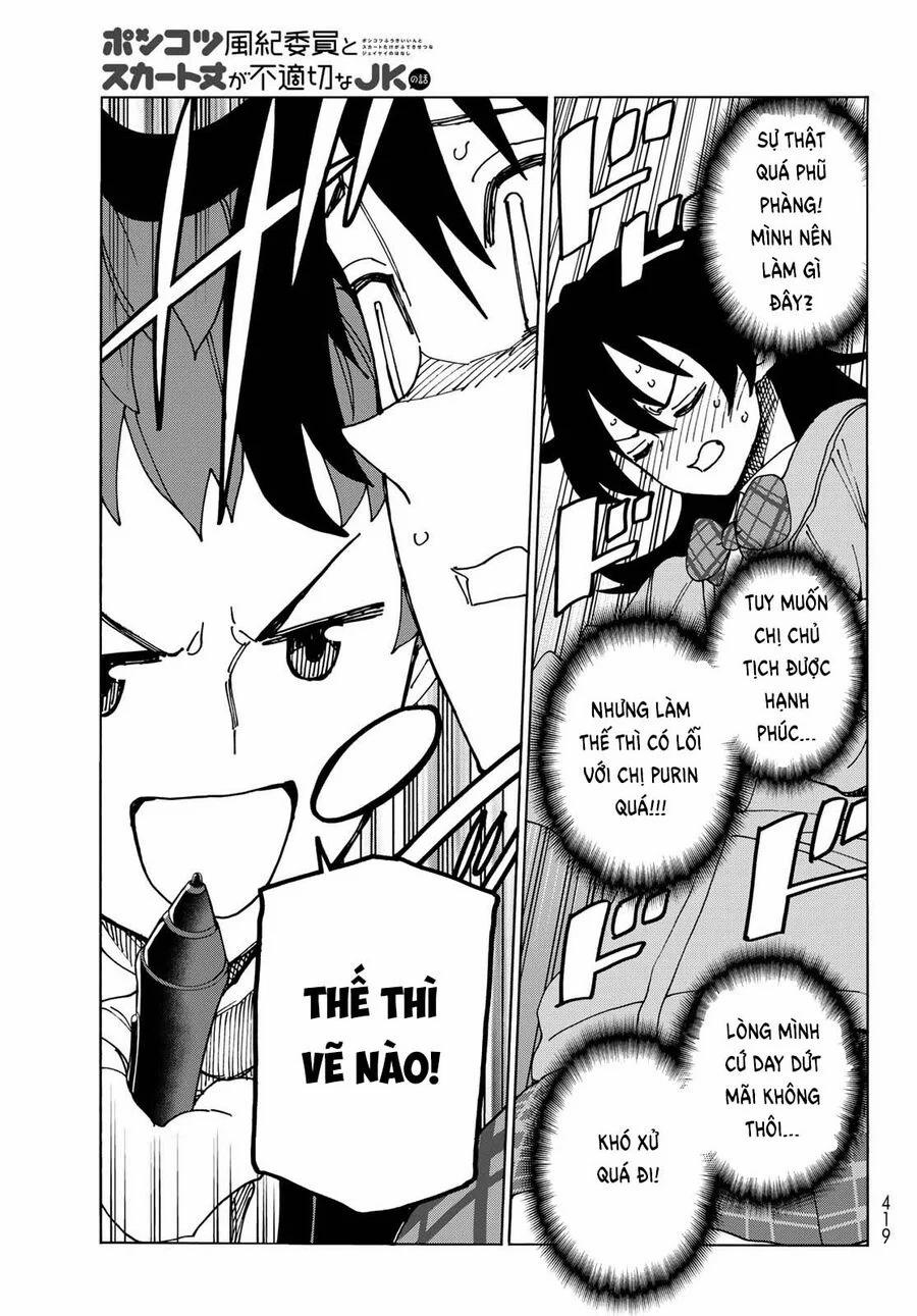 Ponkotsu Fuukiin To Skirt Take Ga Futekisetsu Na Jk No Hanashi 65 trang 15