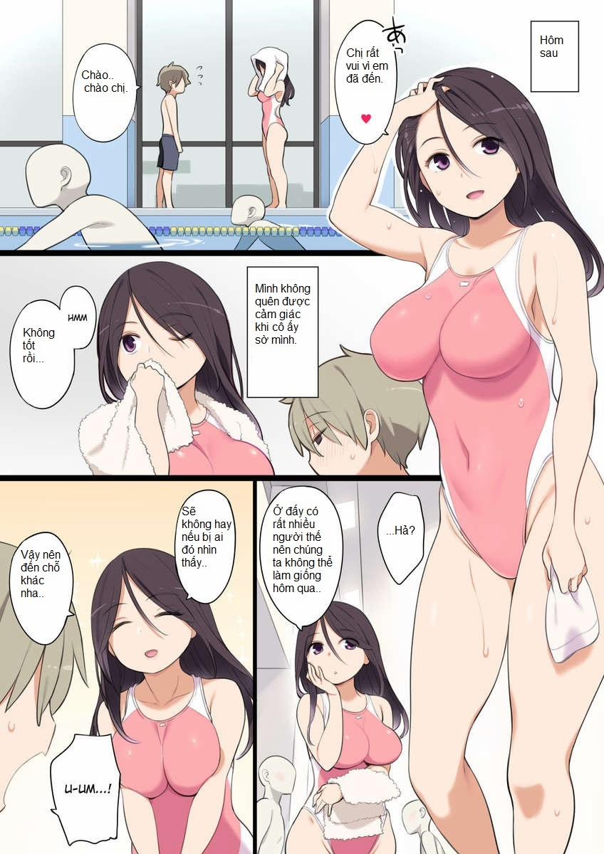 Pool de Deatta Oneesan to Ecchi na Kankei ni Nacchau Ohanashi Chương Oneshot Full Color Trang 13