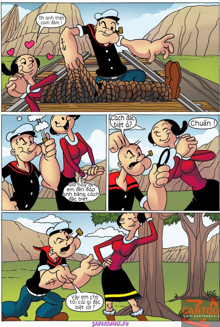 Popeye thủy thủ rau chân vịt Oneshot trang 4