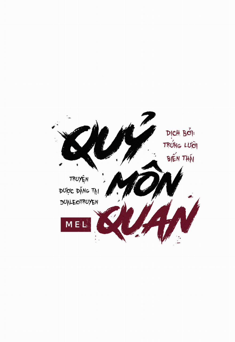 Quỷ Môn Quan Chương 2 Trang 1