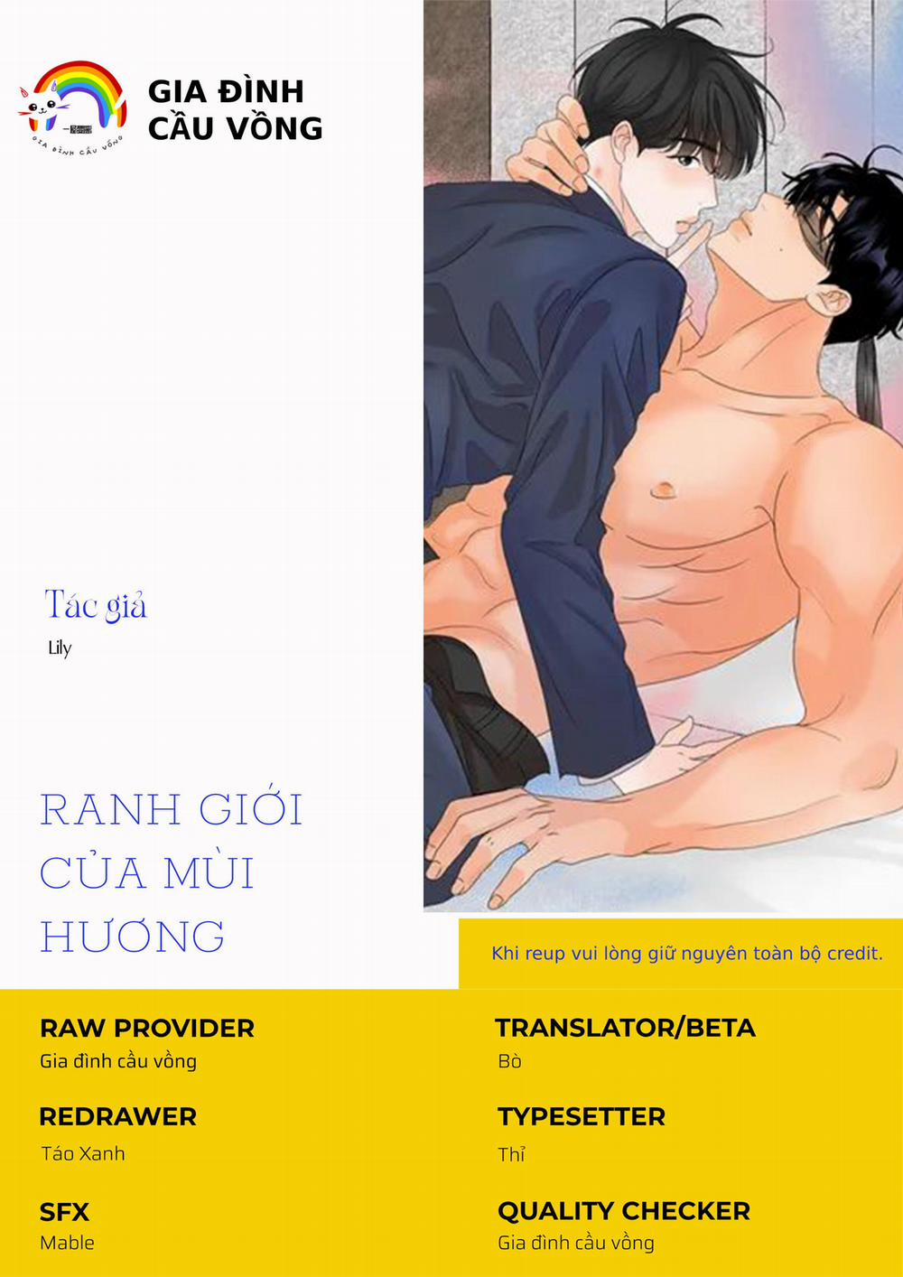 RANH GIỚI CỦA MÙI HƯƠNG Chương 1 Trang 1