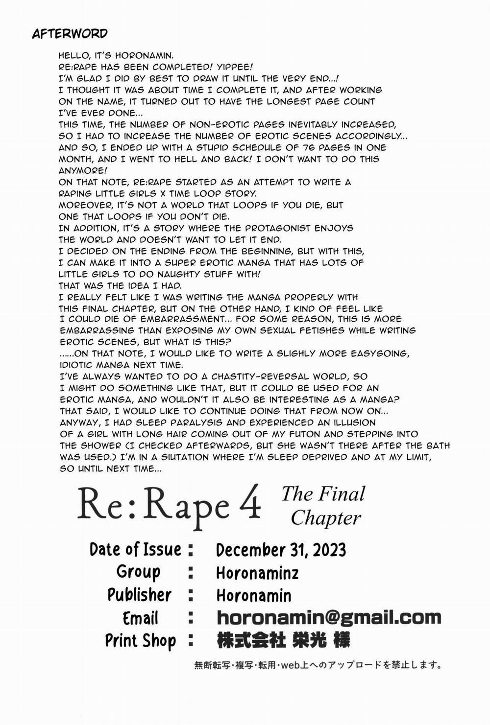 Re: Rape: Hồi kết Chương Re Rape 4 2 Trang 52