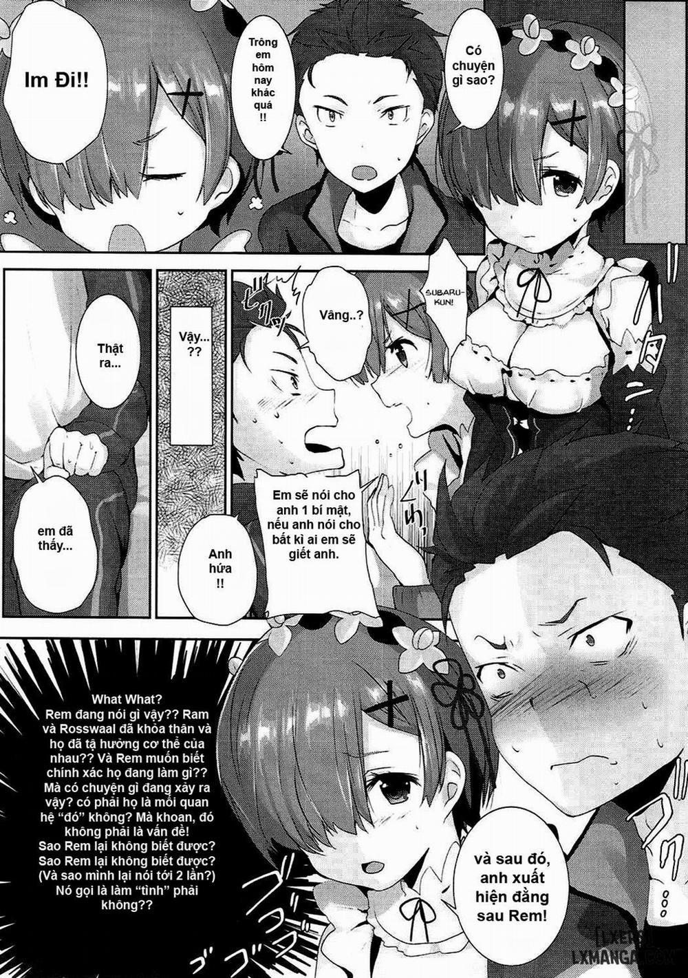 Rem no Ecchi na Nayami o Kaiketsu shitekudasai Oneshot trang 3