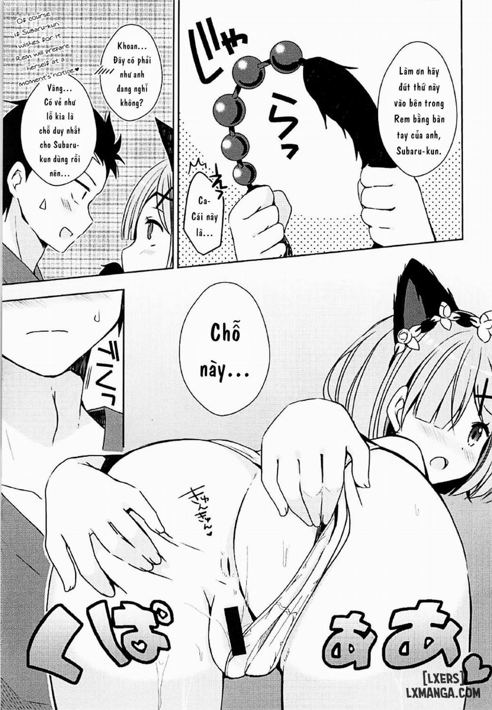 Rem-nyan to Nyannyan Suru Oneshot trang 9