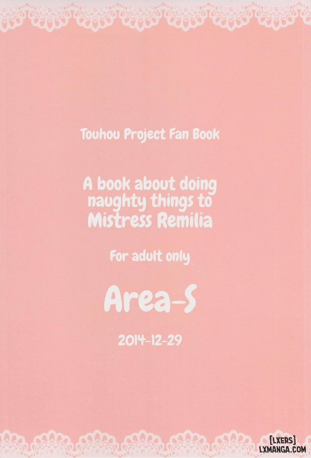 Remilia Ojou-sama ni Ikenai Koto Suru Hon Oneshot trang 1