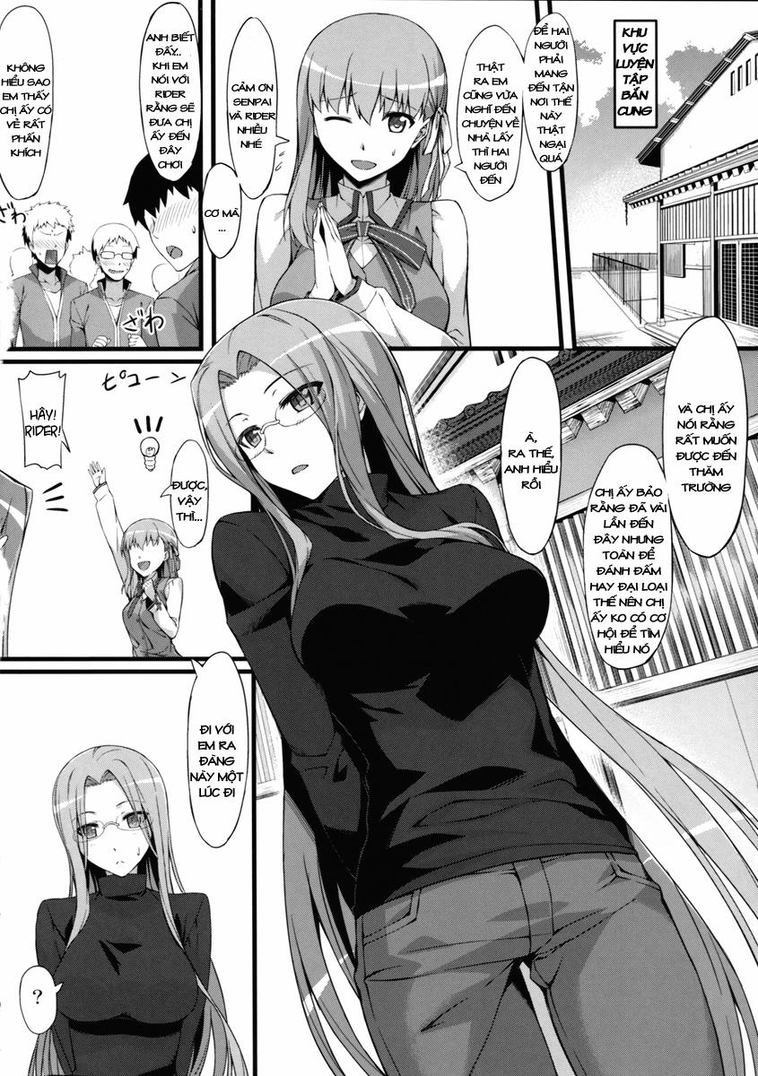 Rider san to Gakusei Fuku. (Fate Hollow Ataraxia) Chương Oneshot Trang 5