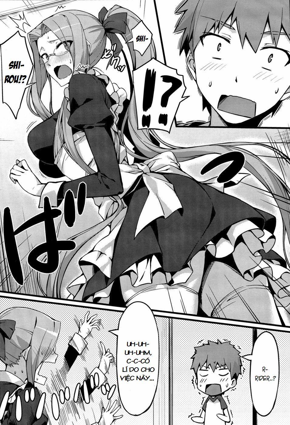 Rider-San To Maid Fuku. (Fate Stay Night) Chương Oneshot Trang 6