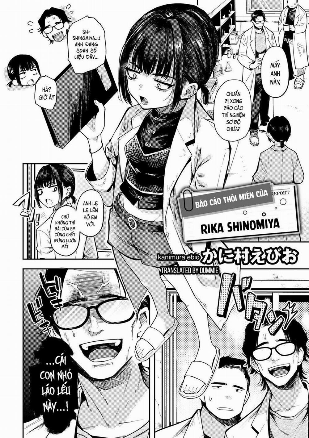 Rika Shinomiya’s Hypnosis Report Oneshot trang 3