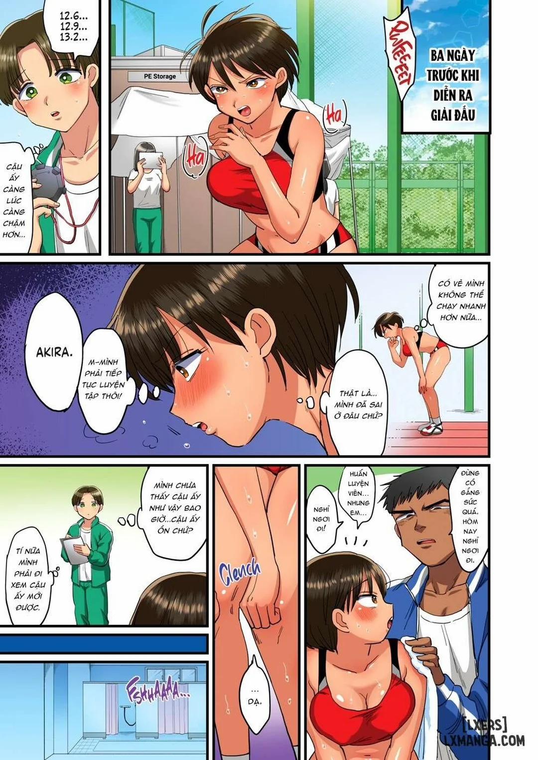 Rikujoubu Akira-chan no Dosukebe Tokkun Oneshot trang 14