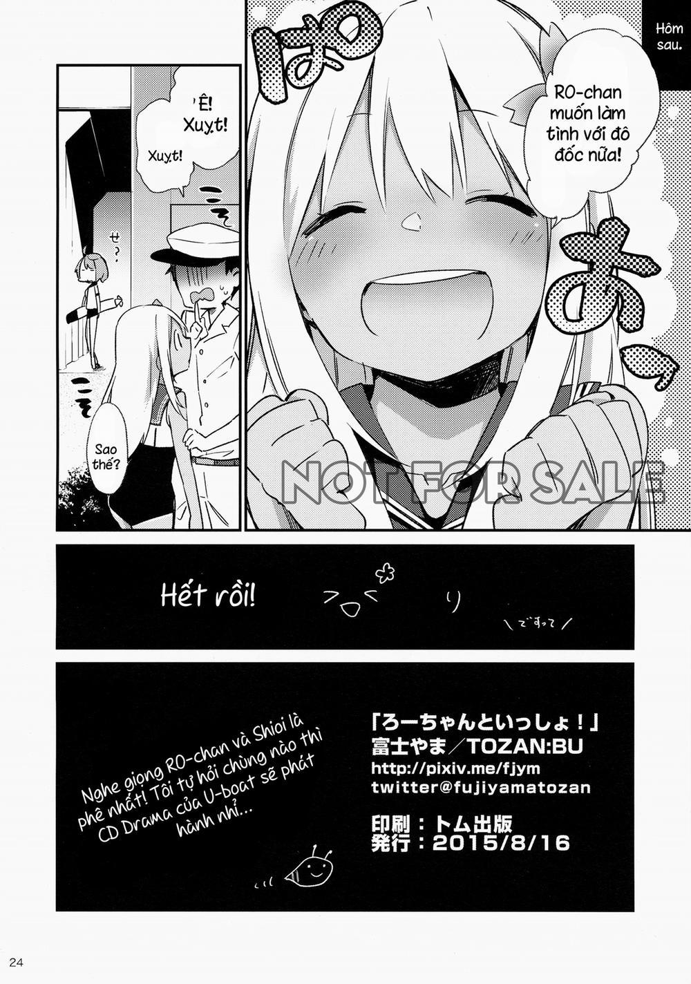 Ro-Chan To Issho! (Kancolle) Chương Oneshot Trang 25