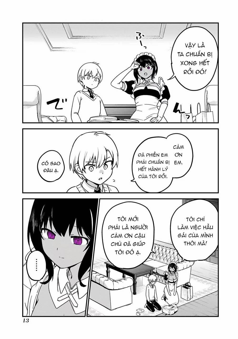 Saikin Yatotta Meido Ga Ayashii 50 trang 10