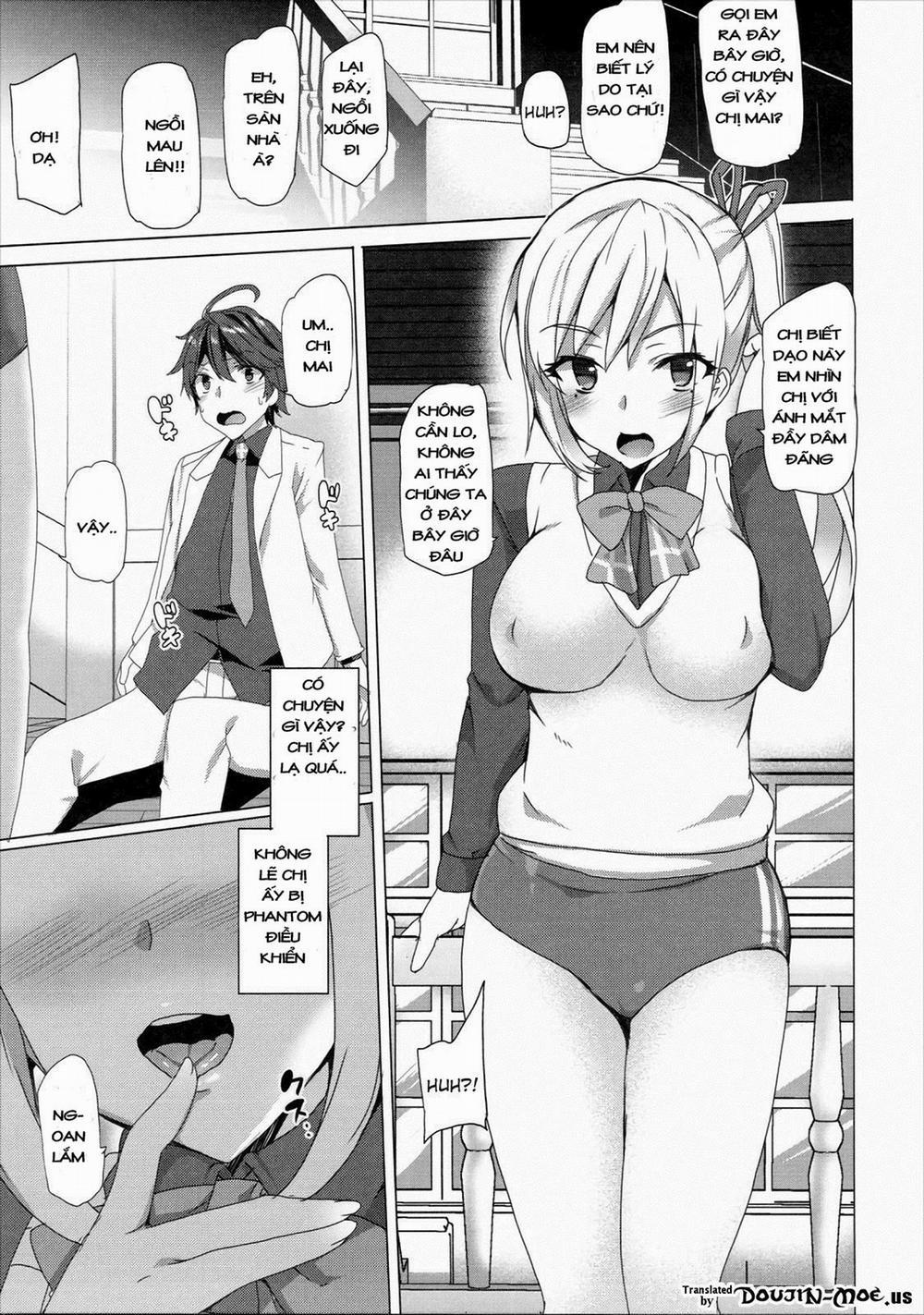 Sakusei Jouzu na Mai Senpai (Musaigen no Phantom World) Chương Oneshot Trang 2