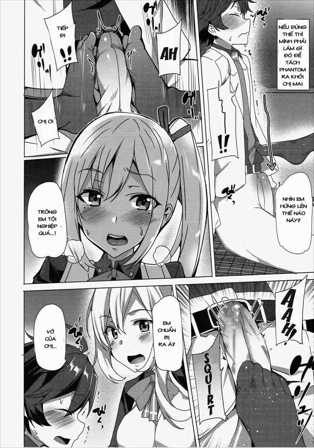 Sakusei Jouzu na Mai Senpai (Musaigen no Phantom World) Chương Oneshot Trang 3